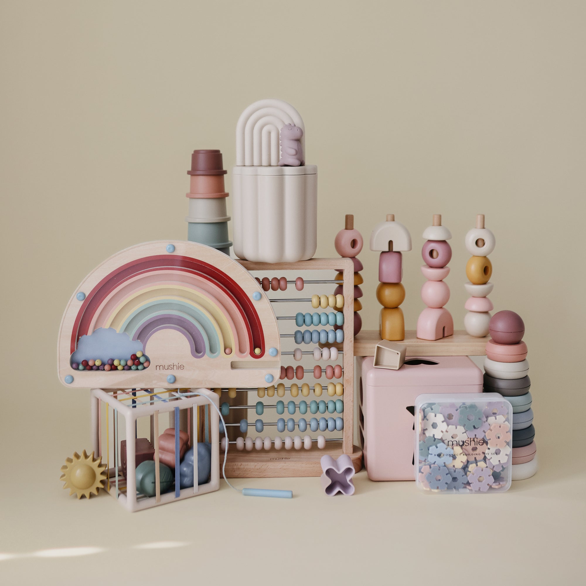 Wooden Magnetic Rainbow Maze