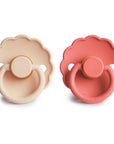 FRIGG Daisy Natural Rubber Pacifier 2-Pack