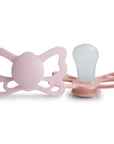 FRIGG Butterfly Anatomical Silicone Pacifier 2-Pack (6-18 Months)