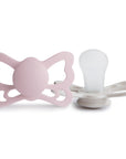 FRIGG Butterfly Anatomical Silicone Pacifier 2-Pack (6-18 Months)