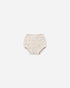 Rylee + Cru Knit Bloomer Natural Confetti: ribbed waistband, textured pattern, organic cotton.