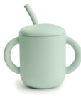 Silicone Training Cup + Straw