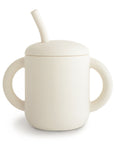 Silicone Training Cup + Straw