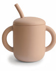 Silicone Training Cup + Straw