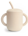 Silicone Training Cup + Straw