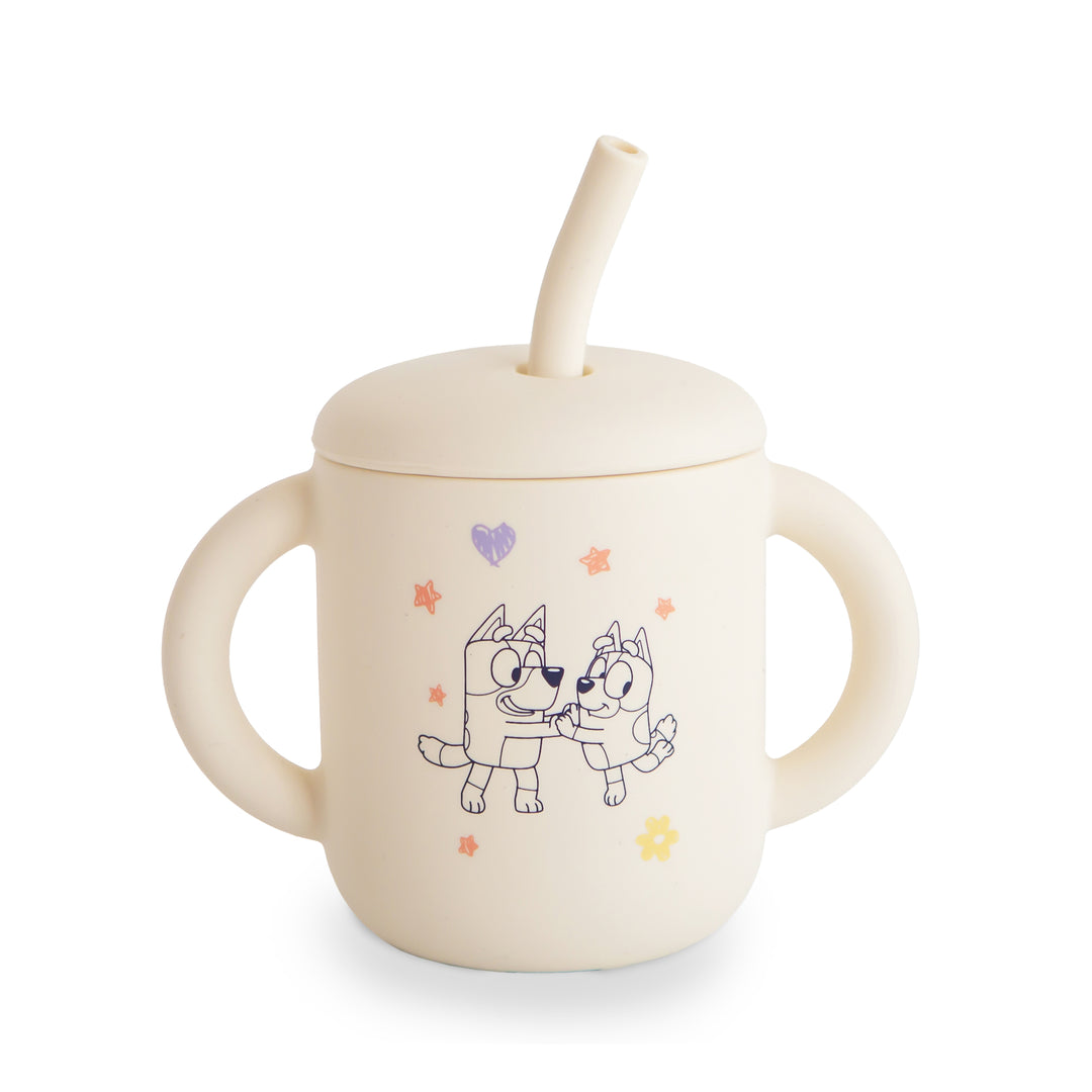 Mushie Silicone Training Cup + Straw