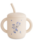 Silicone Training Cup + Straw