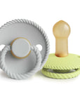 FRIGG Rope Natural Rubber Pacifier 2-Pack