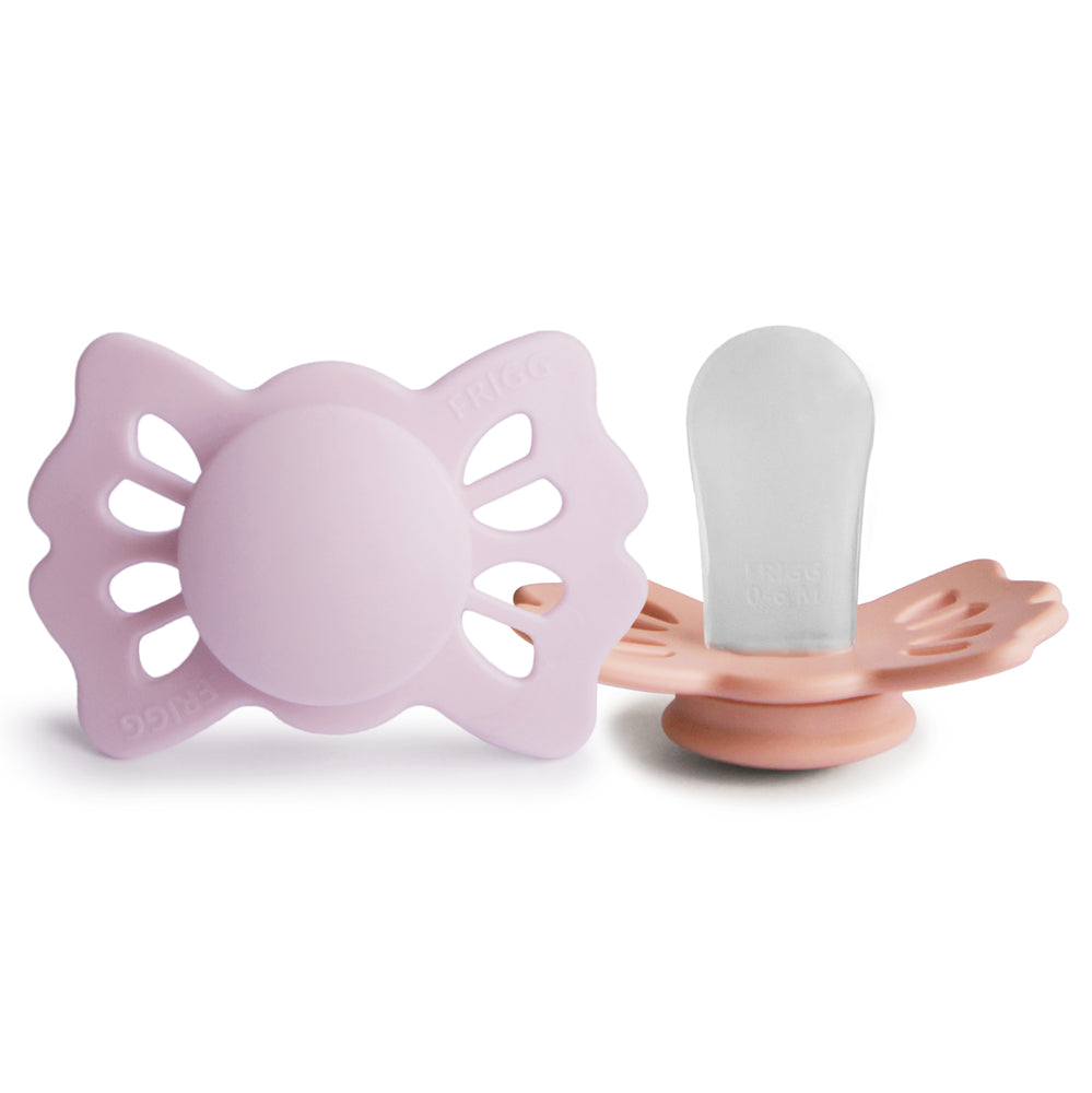 FRIGG Lucky Symmetrical Silicone Baby Pacifier | 2-Pack | 0-6 Months