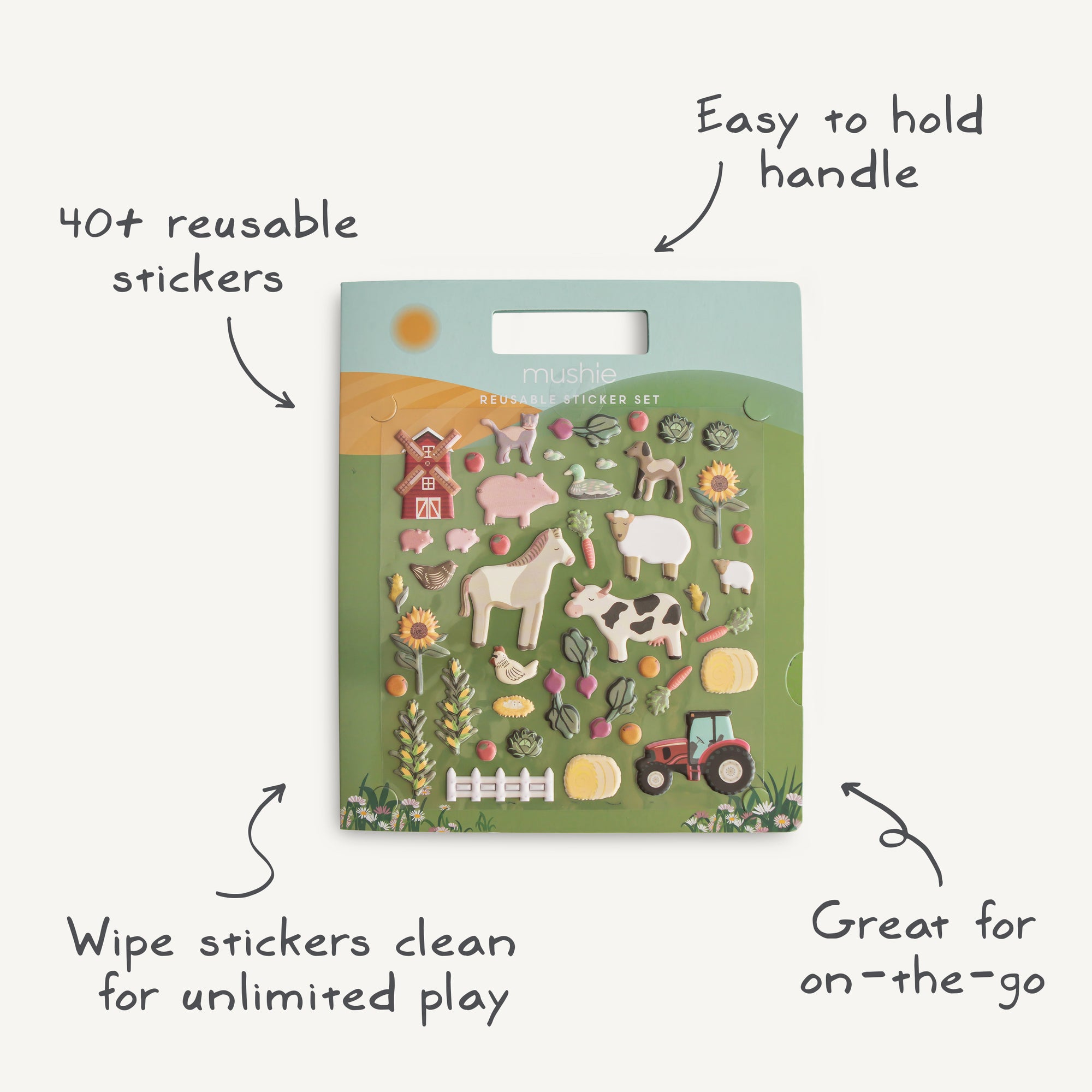 Reusable Farm Sticker Set