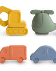 Vehicles Mold Free Bath Play Set - 4 Pack