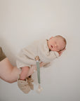 Linen Pacifier Clip 2-Pack