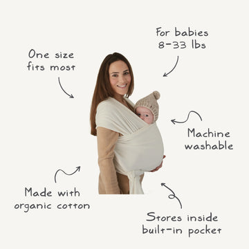 summer infant wrap Mushie Baby Wrap Tradewinds