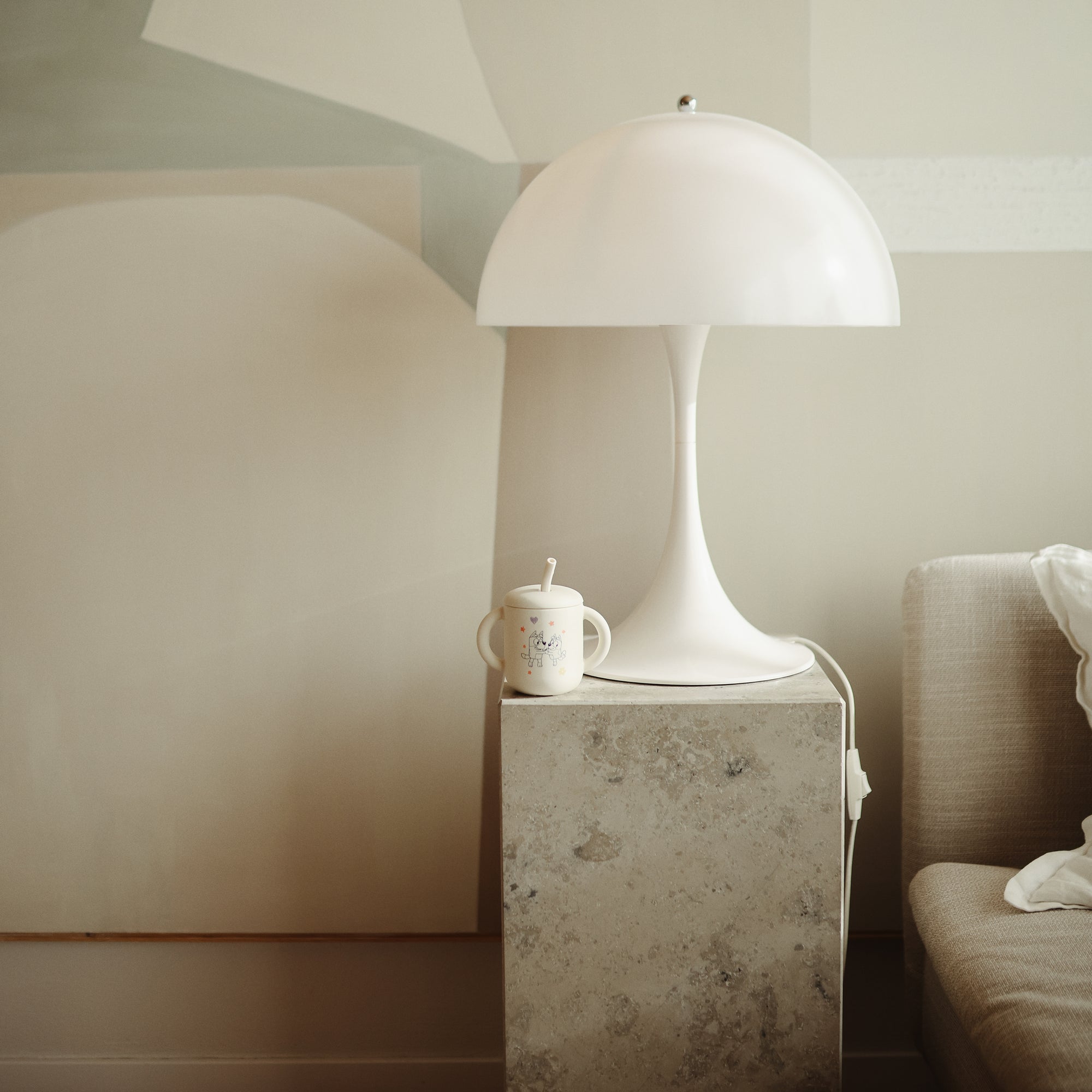 Bluey x Mushie Silicone Training Cup + Straw