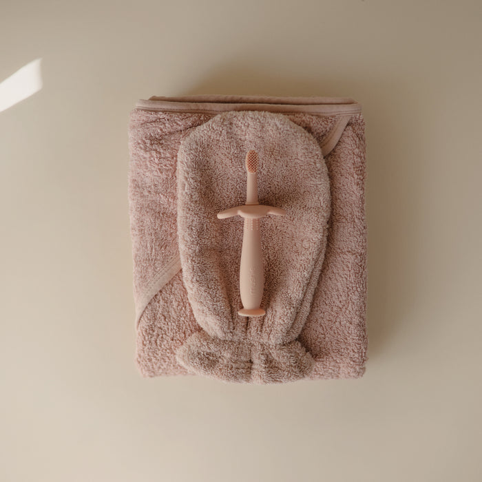 Mushie x Anthropologie Bath Bundle (Blush)