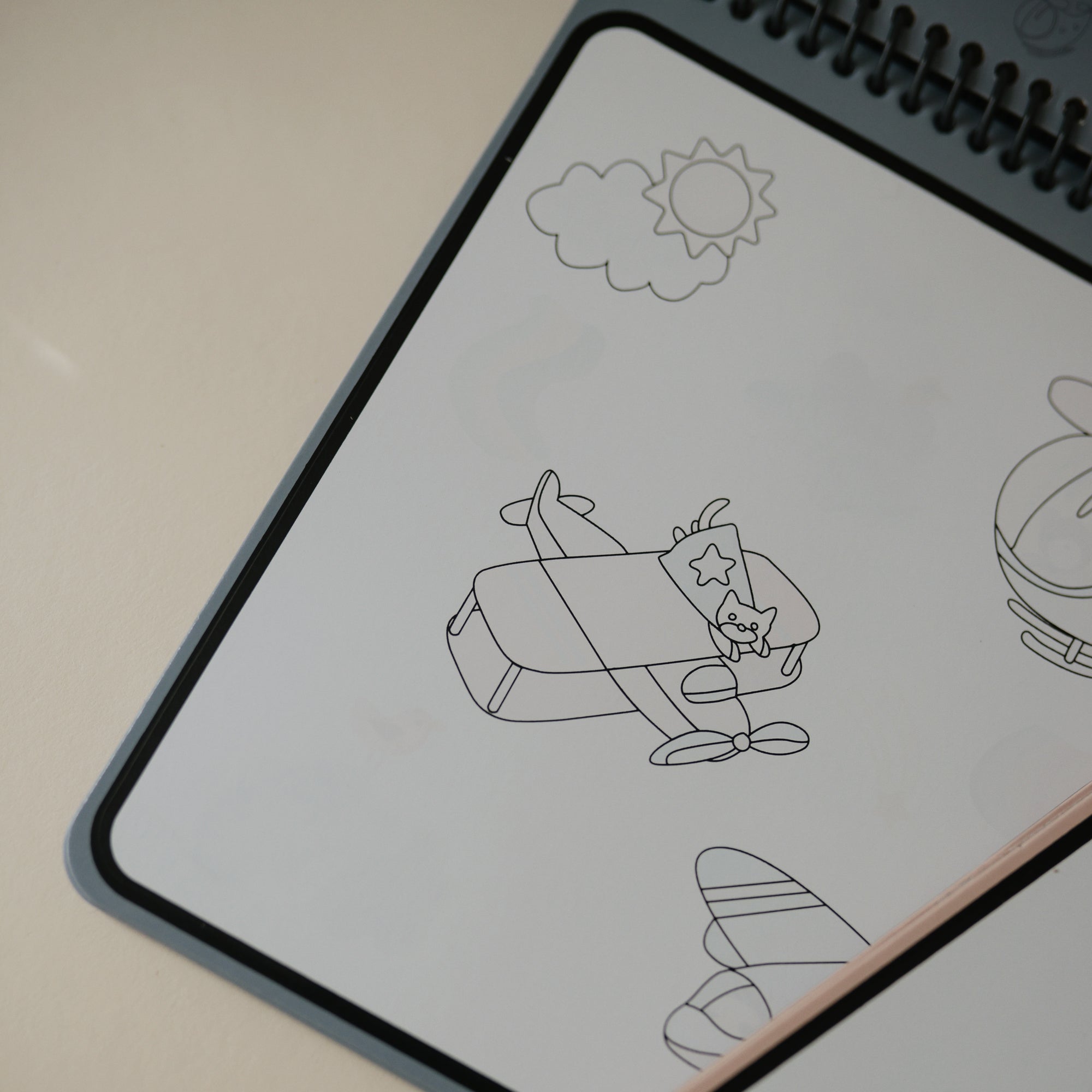 Vehicles Reusable Water Color Pad