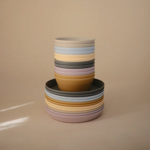Round Dinnerware Plates, Set of 2