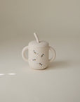 Silicone Training Cup + Straw