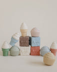 Mix and Match Toy by mushie: Stack to build color matching and fine motor skills.