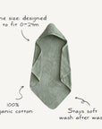 Organic Cotton Baby Hooded Towel