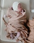 Organic Cotton Muslin Swaddle Blanket