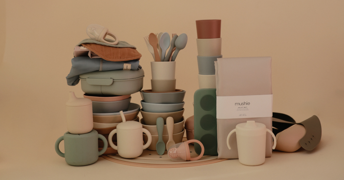 Mushie storefront imagery, brand website preview image
