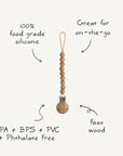 Silicone Pacifier Clip | Hera