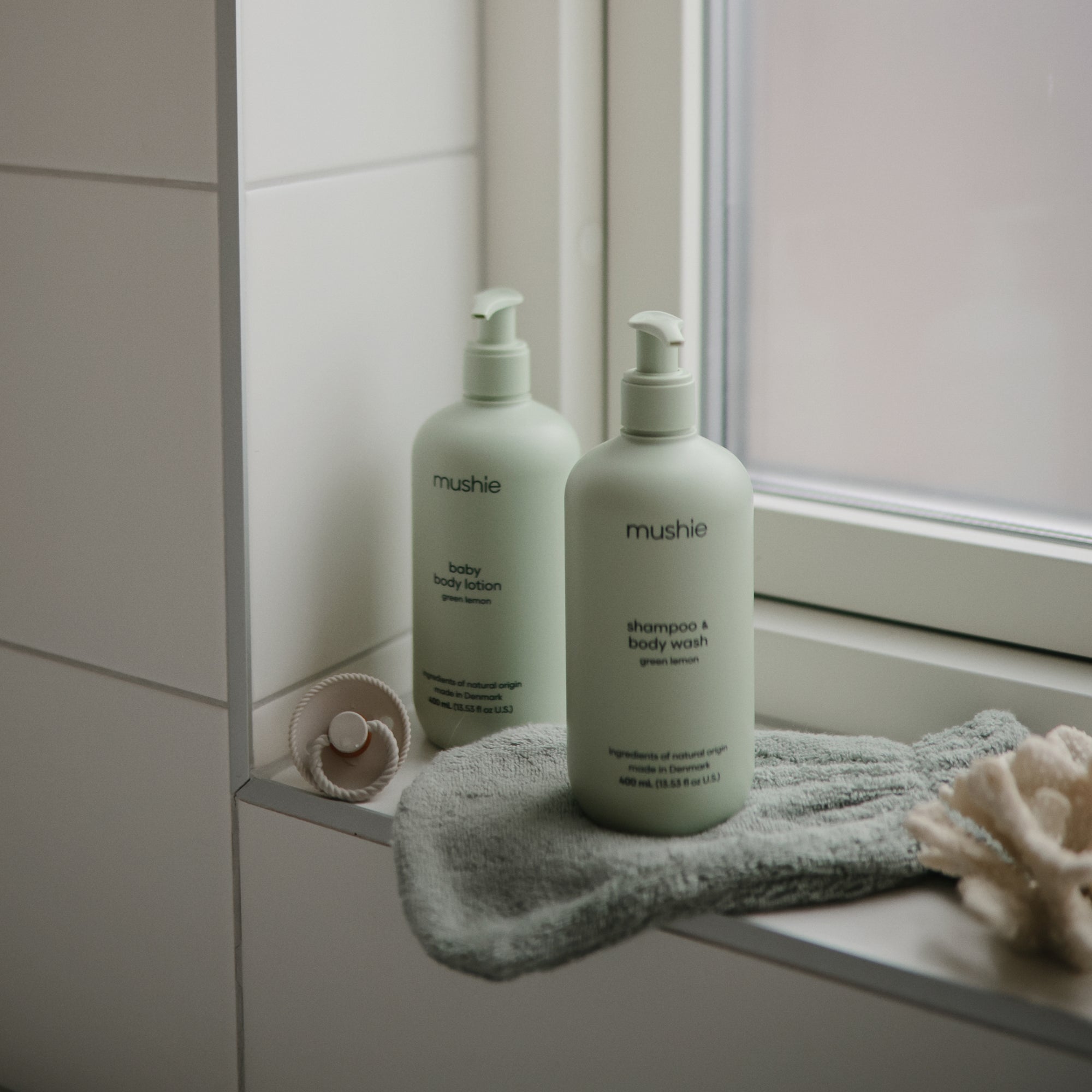 FRIGG Rope Natural Rubber Pacifier 2-Pack