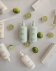 Lifestyle image of Mushie Baby Skincare collection