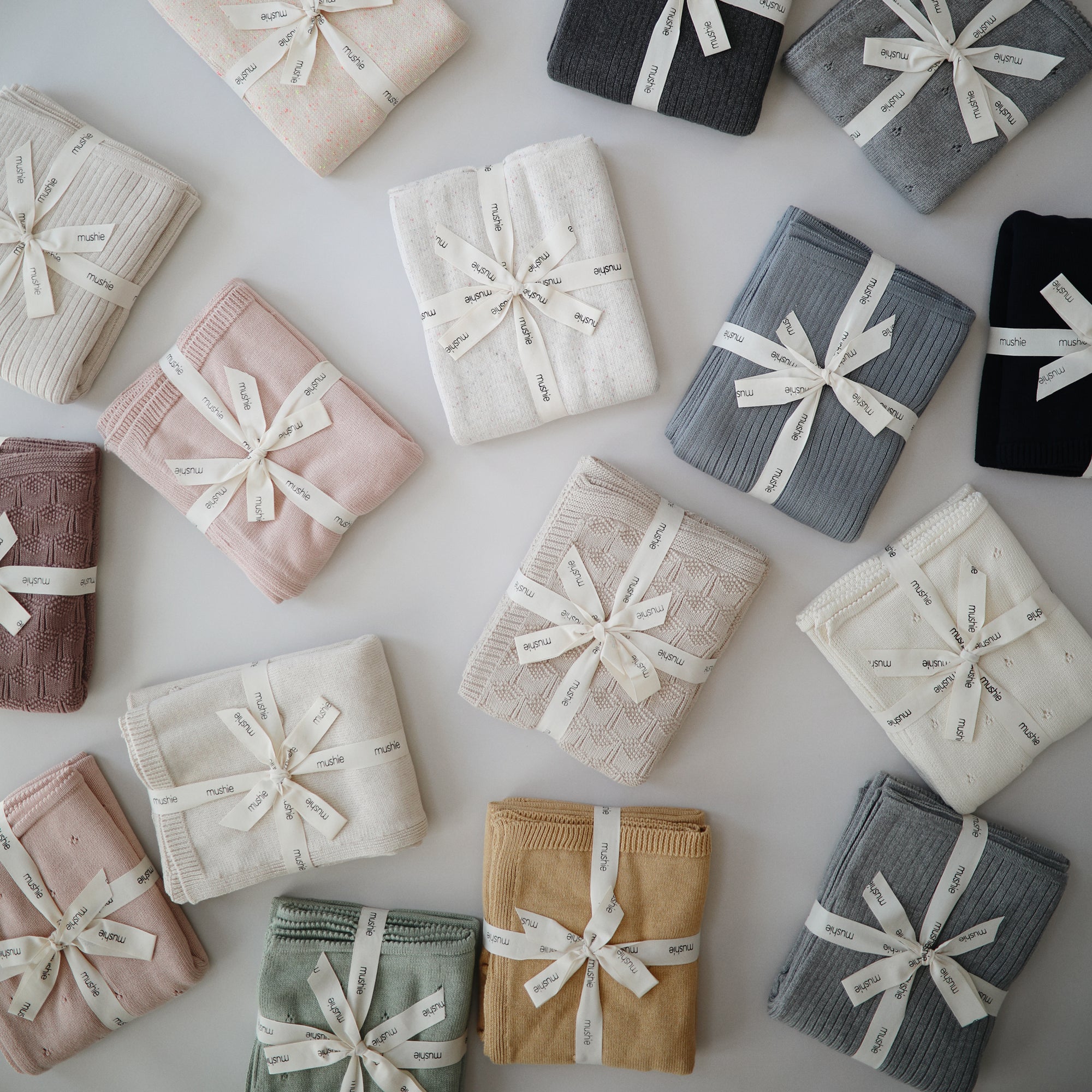 Knitted Pointelle Baby Blanket