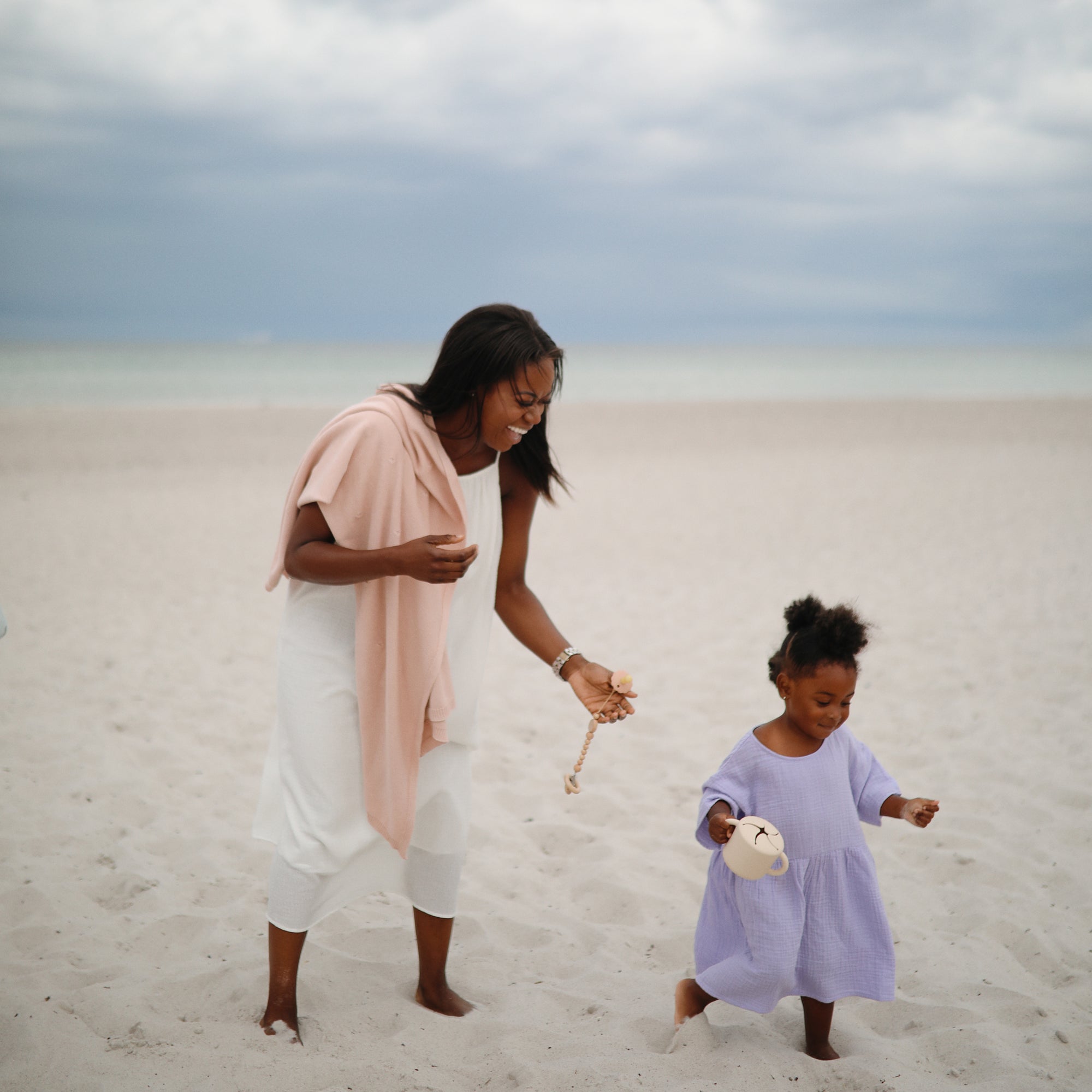 Knitted Pointelle Baby Blanket