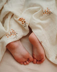 Organic Cotton Muslin Swaddle Blanket