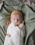 Organic Cotton Muslin Swaddle Blanket