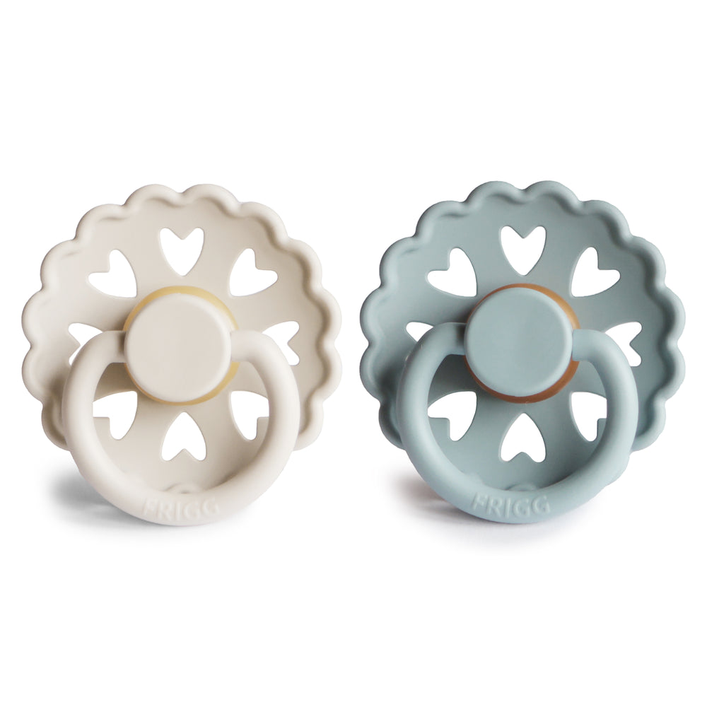 Frigg Andersen Fairytale Natural Rubber Baby Pacifier | 2-Pack