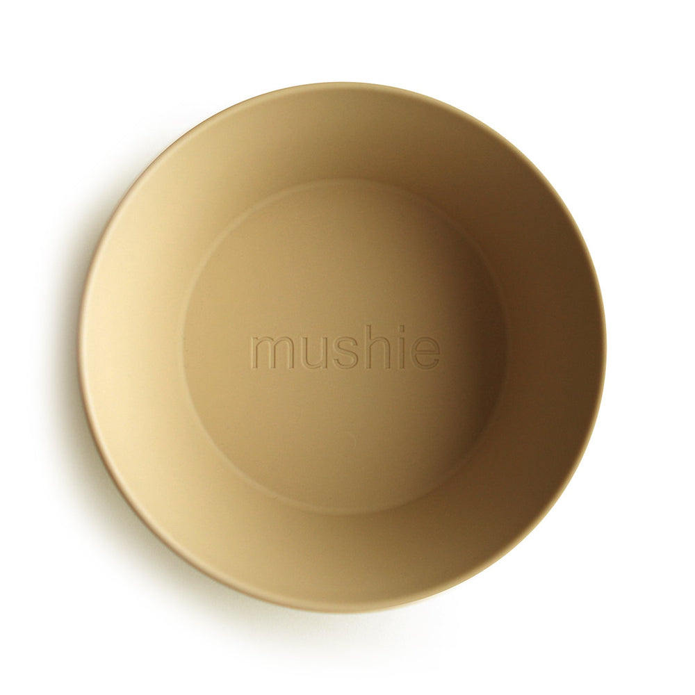 Mushie Round Dinnerware Bowl, Set of 2 - Baby Naya