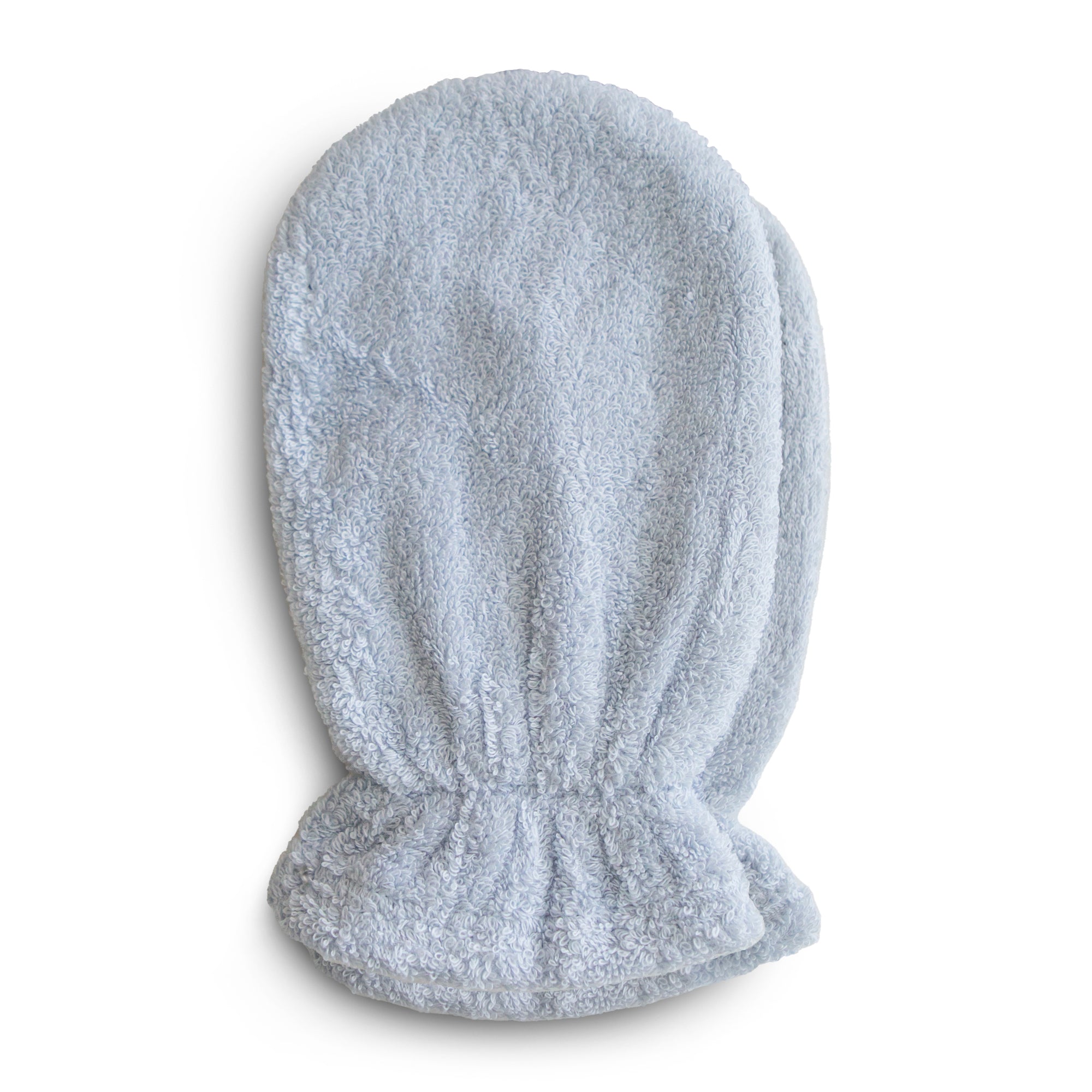 Mushie Baby Blue Bath Mitt set