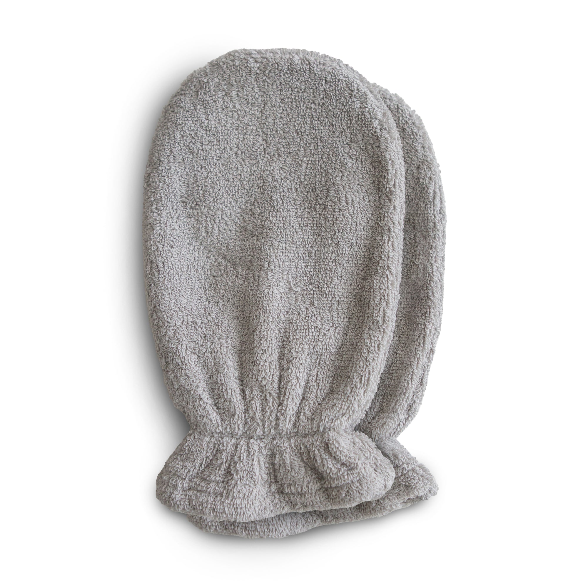 Mushie Gray Bath Mitt set