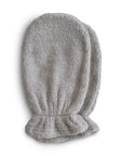 Mushie Gray Bath Mitt set