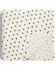 Black Daisy Organic Cotton Swaddle