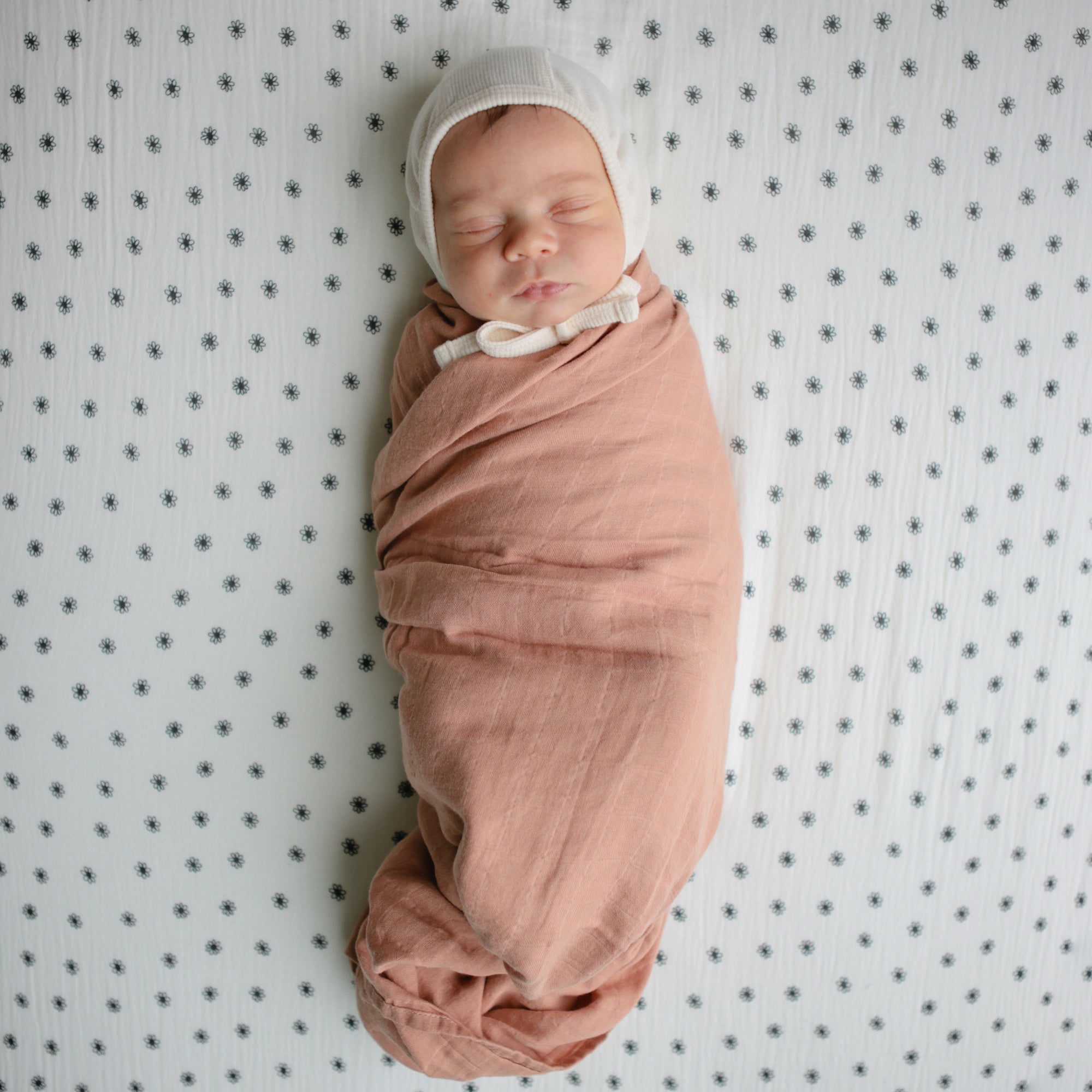 Organic Cotton Muslin Swaddle Blanket