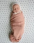 Organic Cotton Muslin Swaddle Blanket