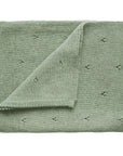 Knitted Pointelle Baby Blanket