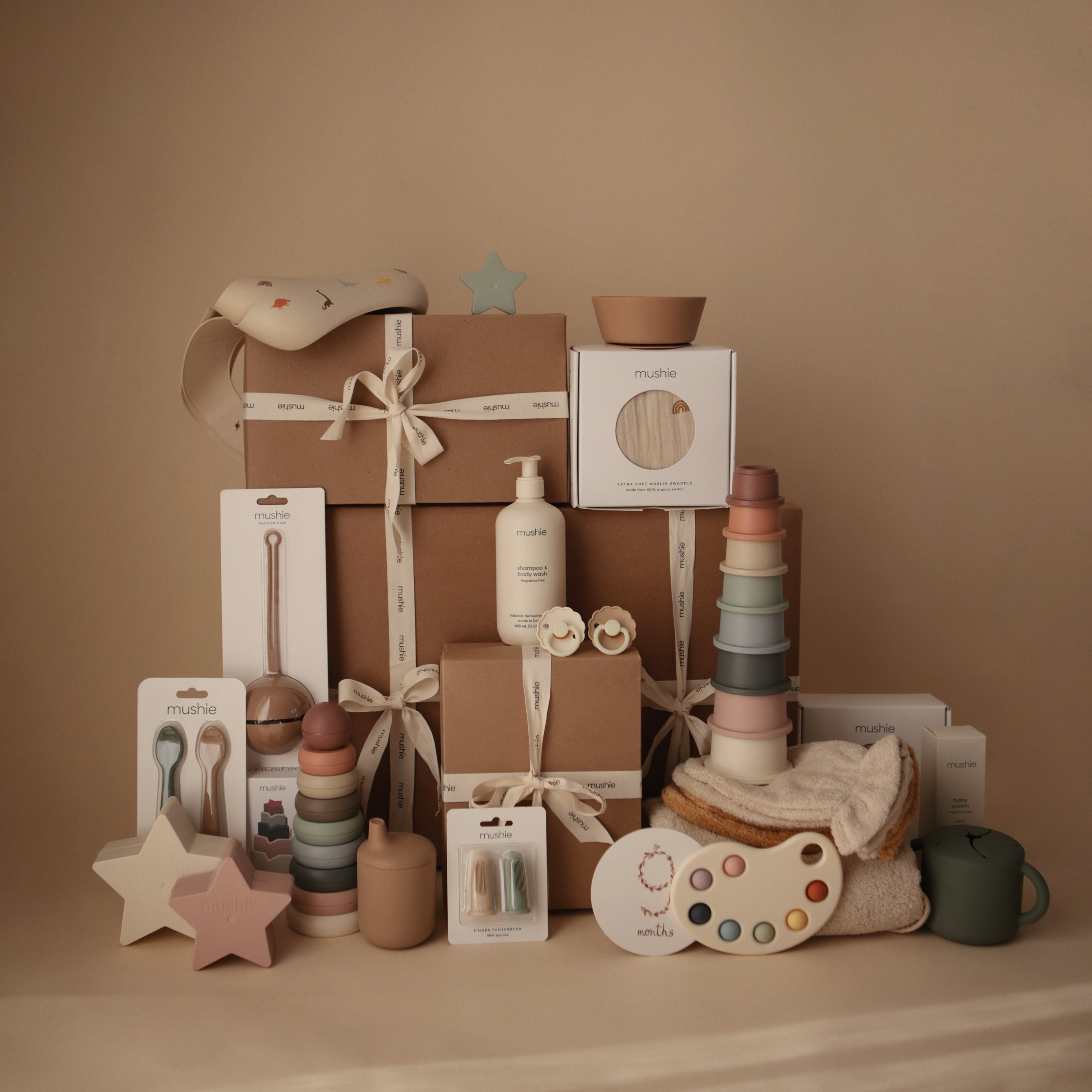 Mushie Baby Bath Time Gift Set