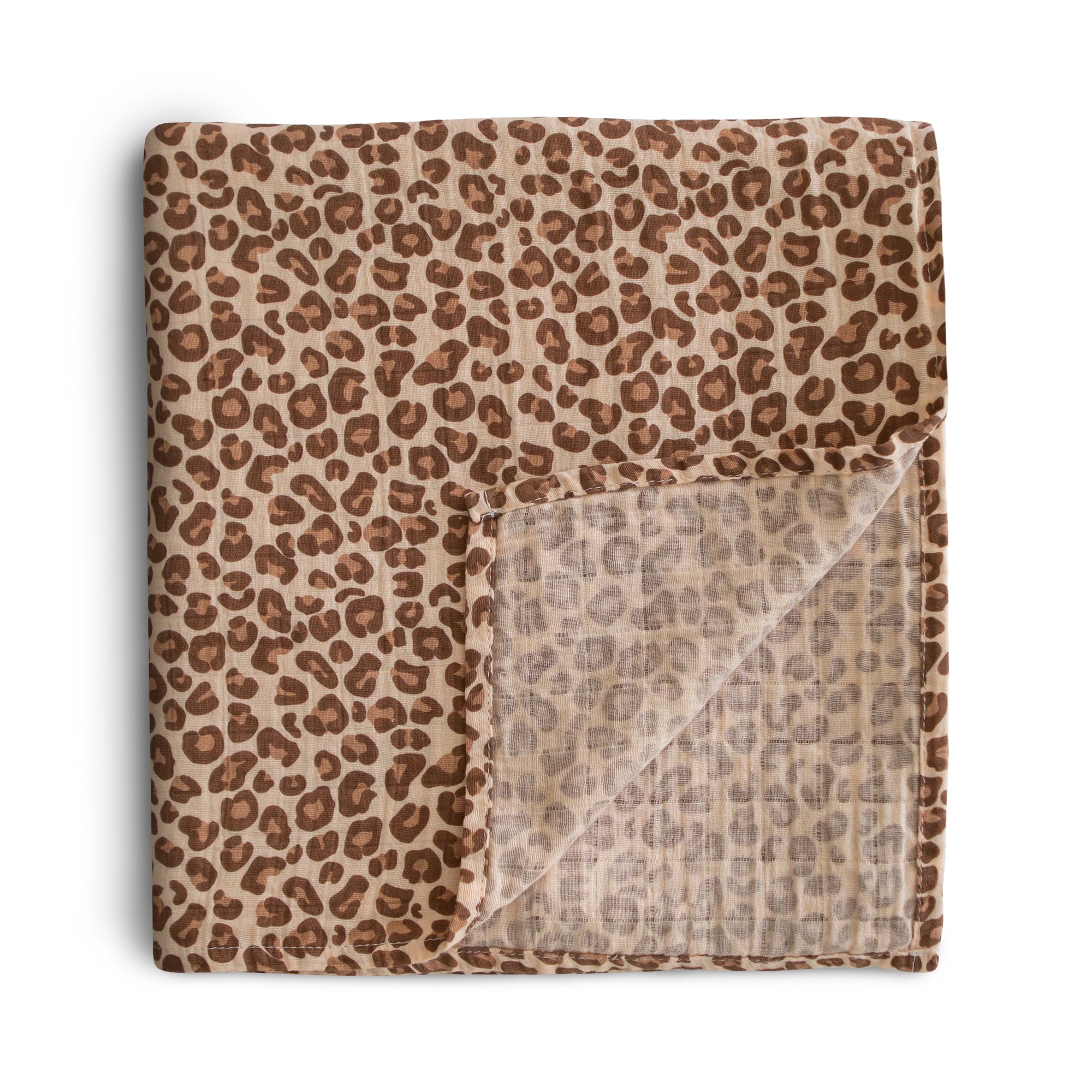 Leopard Organic Cotton Swaddle