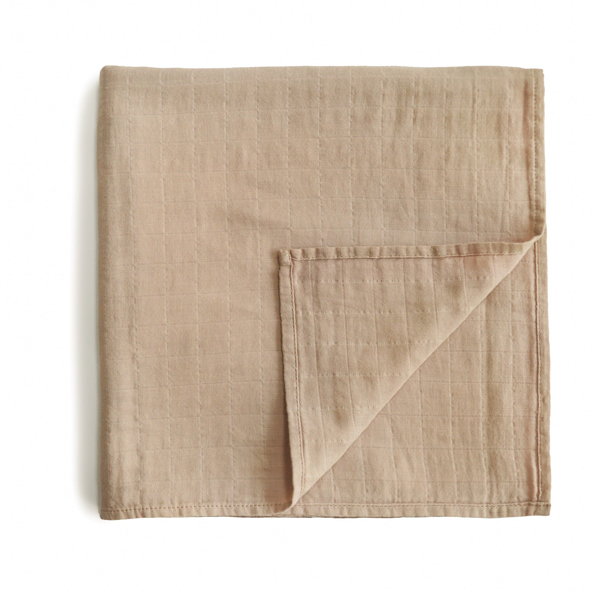 Pale Taupe Organic Cotton Swaddle