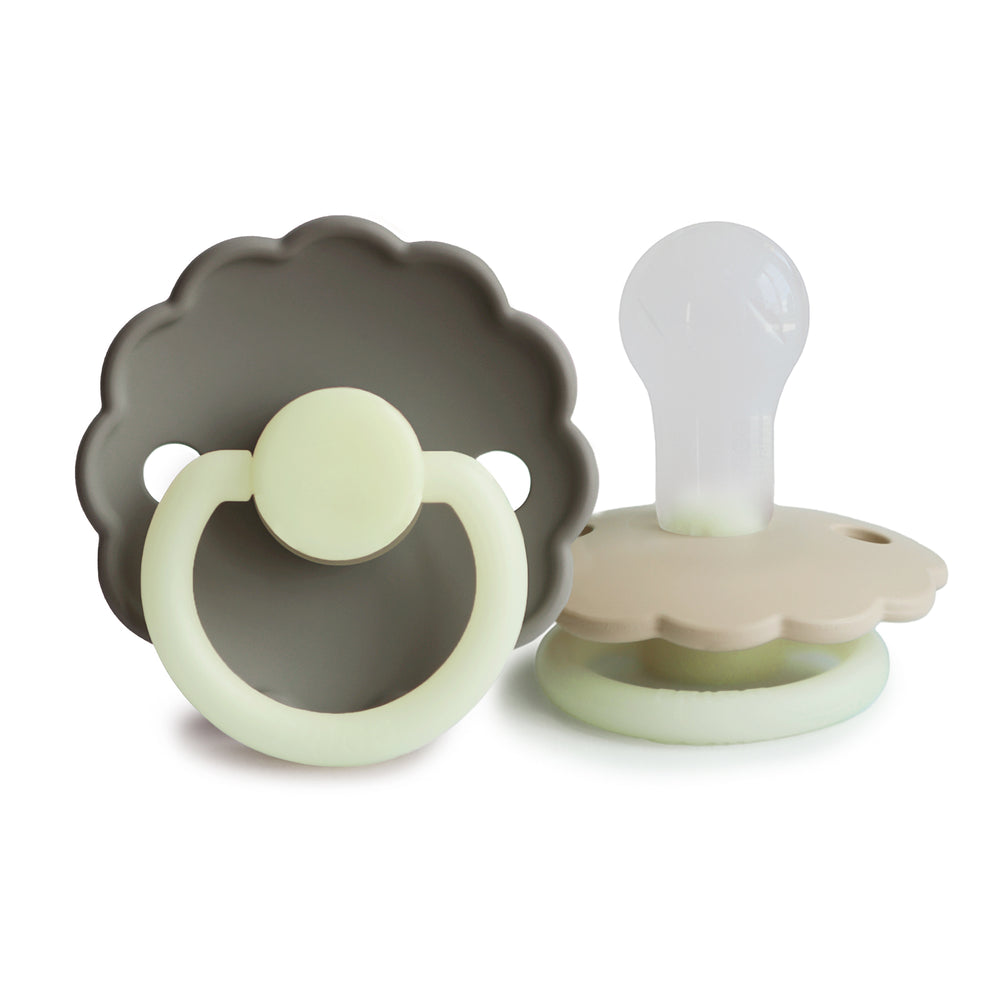 FRIGG Daisy Night Silicone Pacifier | 2-Pack