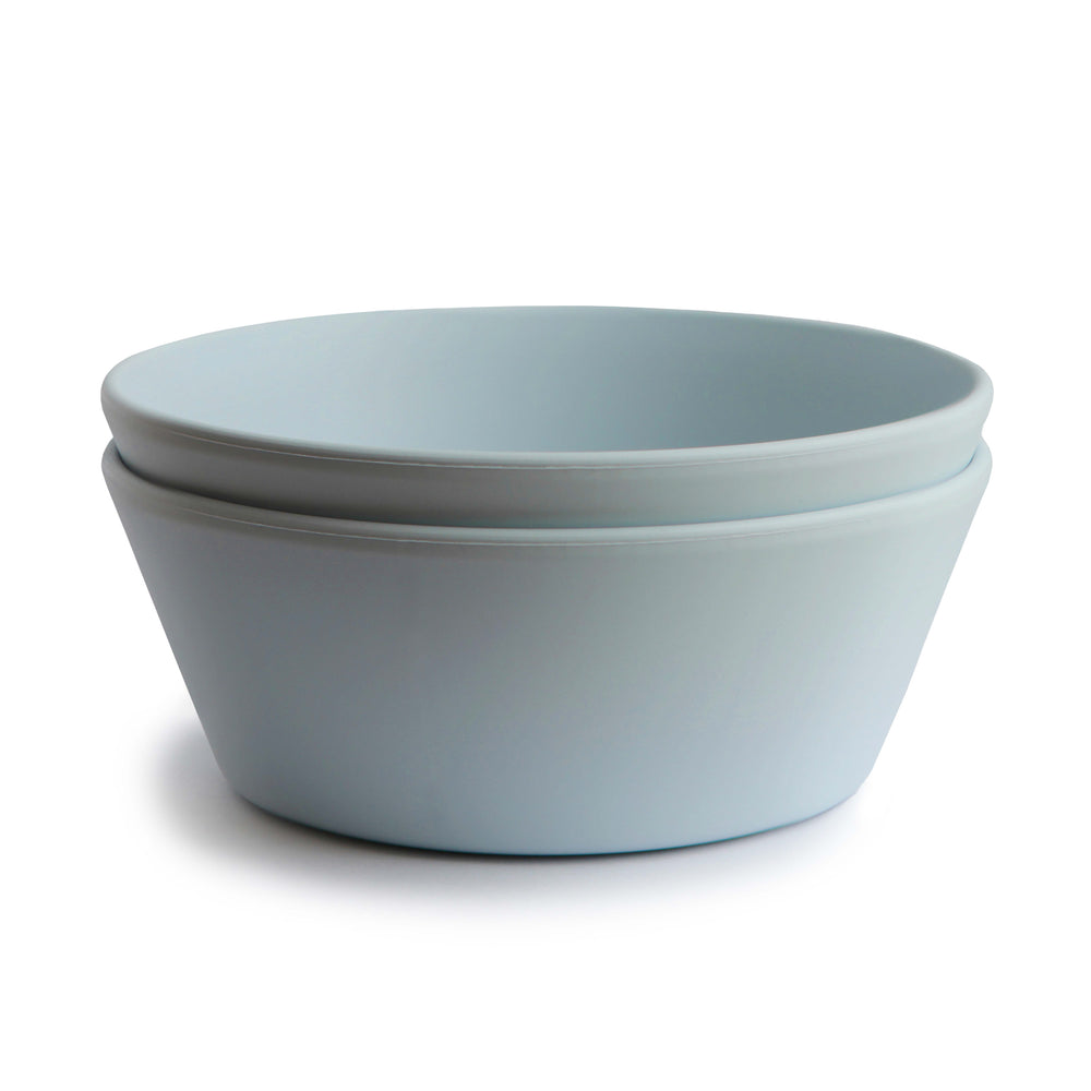 Mushie Round Dinner Bowl, Smoke - Set of 2 – Bebe Grey