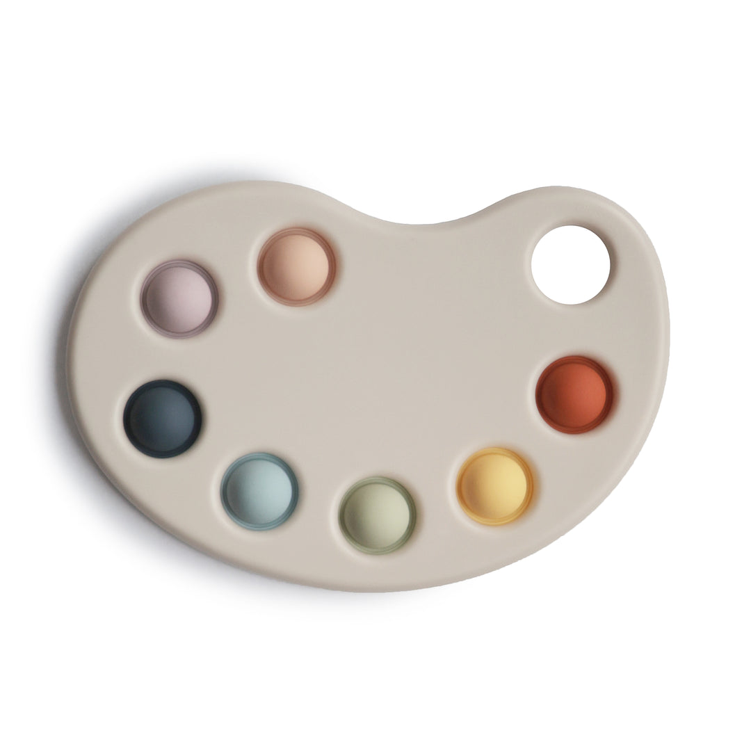 academisch Voorgevoel coupon Mushie Paint Palette Press Baby Toy