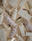 Lifestyle image of Mushie Baby Skincare collection