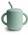 Silicone Training Cup + Straw